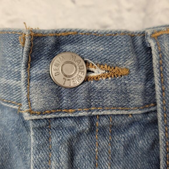 Madewell The Perfect Jean Short High Rise Distressed Frayed Hem L4403 size 24 - Picture 8 of 12